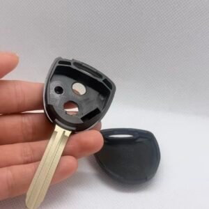 2 button replacement remote key fob shell with key blade compatible with toyota & daihatsu
