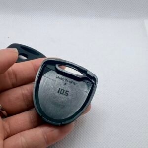 2 button replacement remote key fob shell with key blade compatible with toyota & daihatsu