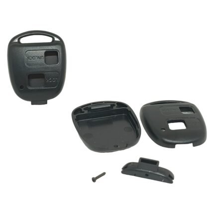 Home 2 Button Remote Key Fob Shell Case Replacement for Toyota Vela Models