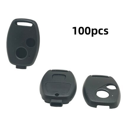 100pcs 2 button straight remote key shell replacement for honda crv accord civic fit city odyssey