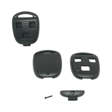 Home 3 Button Remote Key Fob Shell Case Replacement for Toyota Vela Weile Models