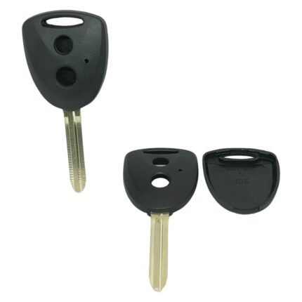 Home replacement remote key shell with key blade