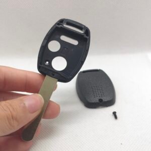 2 +1button honda key fob shell with key blade fit for accord civic crv fit hrv straight remote key case replacement