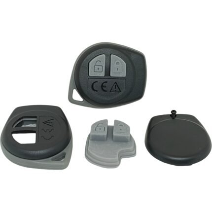 2 键汽车遥控钥匙替换壳 适配铃木雨燕 / 奥拓 / 天语 sx4 无 logo 钥匙外壳