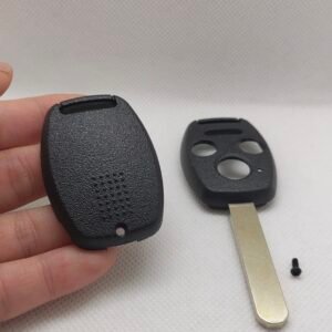 100pcs 3+1 button car key replacement shell with uncut key blade | fit for honda civic accord cr v fit hr v models
