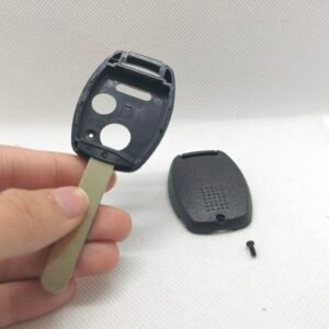 100pcs 2+1 Button Car Key Fob Shell with Key Blade Compatible with Honda Accord Civic CRV Fit 2 +1button honda key fob shell with key blade fit for accord civic crv fit hrv straight remote key case replacement