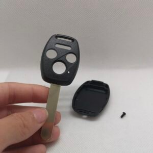 100pcs 3+1 button car key replacement shell with uncut key blade | fit for honda civic accord cr v fit hr v models